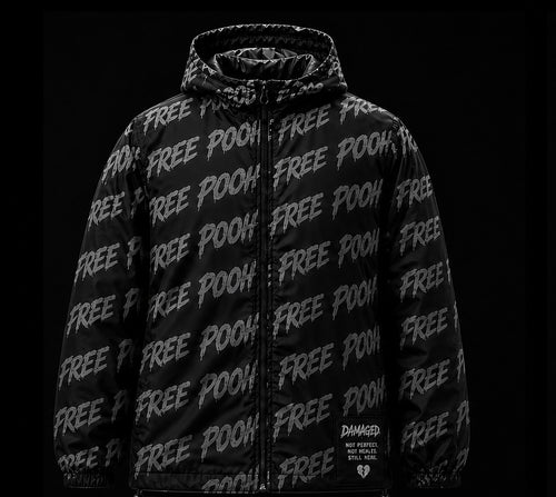 Damaged "Free Pooh" Windbreaker (Preorder)