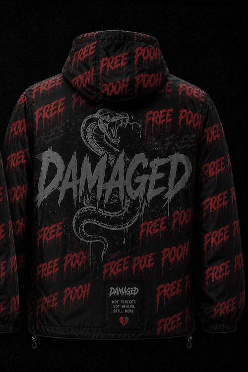 Damaged "Free Pooh" Windbreaker (Red Edition)